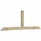 Ekena Millwork Portland Rough Sawn Timber Gable Bracket, Douglas Fir, 84"W x 28"H x 2"D x 4"F, 8/12 Pitch GBW084X28X0204POR00RDF - alternate 4